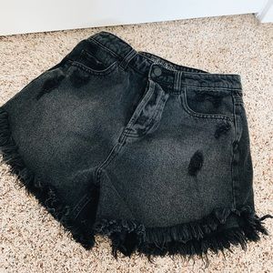 Wild fable Black denim mom shorts!!